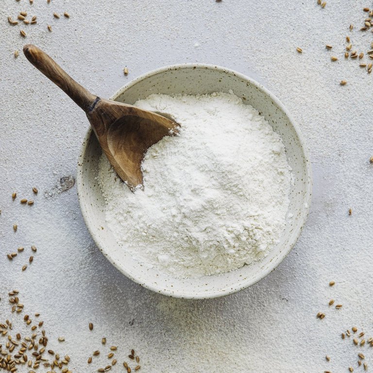 Pestizidfrei angebautes Mehl