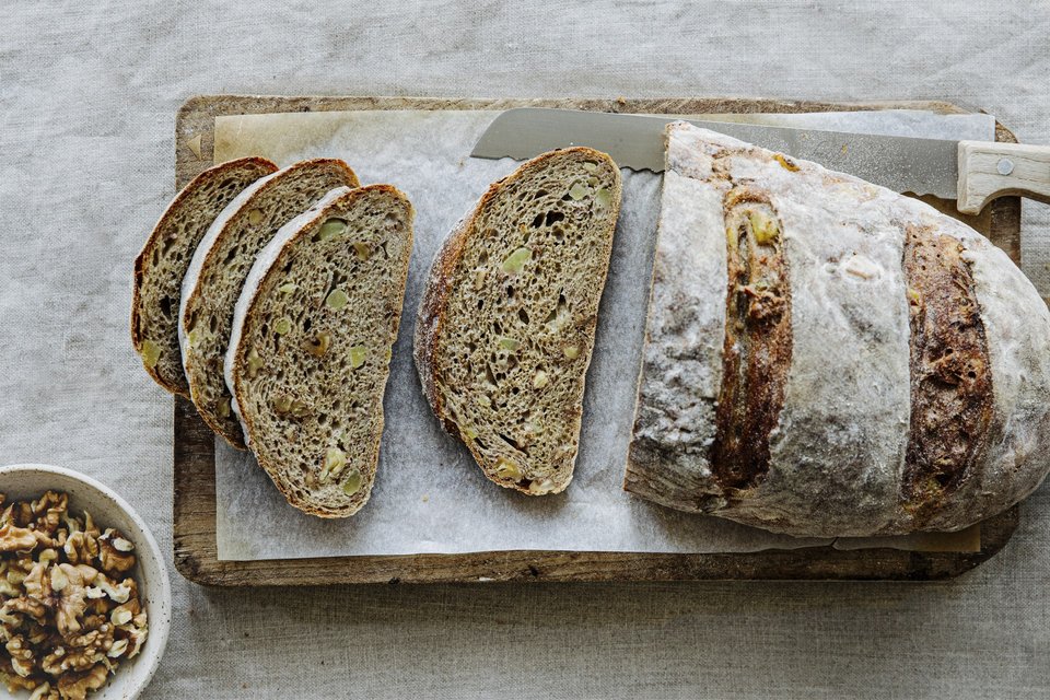Kartoffel-Baumnuss-Brot